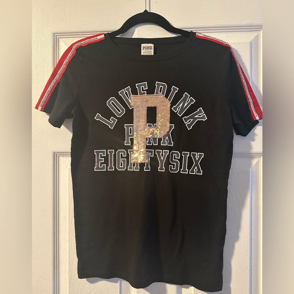 Victoria’s Secret Pink sequin rhinestone t-shirt!